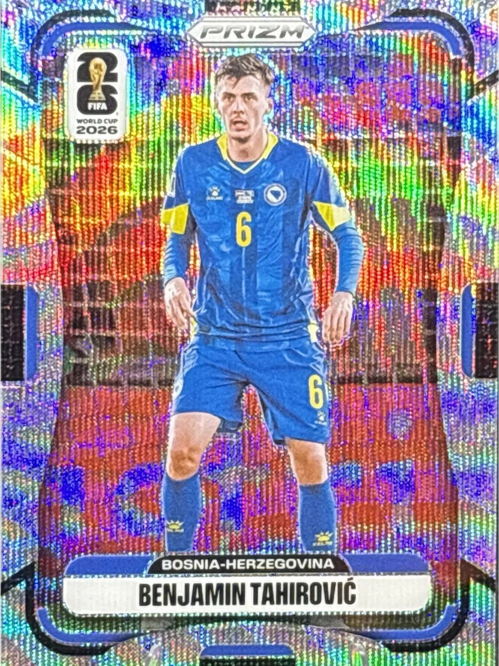 Panini Prizm Benjamin Tahirović Soccer Card - Silver Prizm